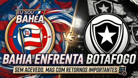 Bahia enfrenta Botafogo sem Acevedo, mas com retornos importantes