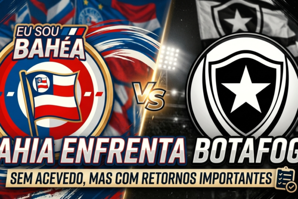 Bahia enfrenta Botafogo sem Acevedo, mas com retornos importantes