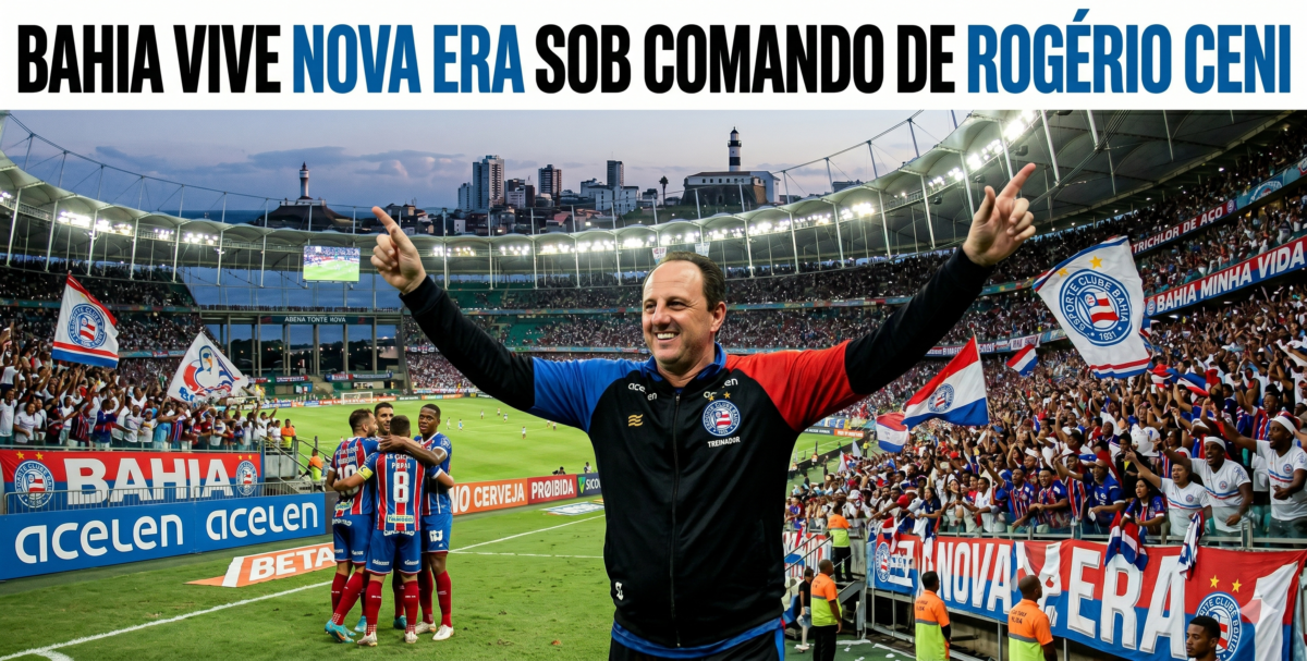 Bahia vive nova era sob comando de Rogério Ceni